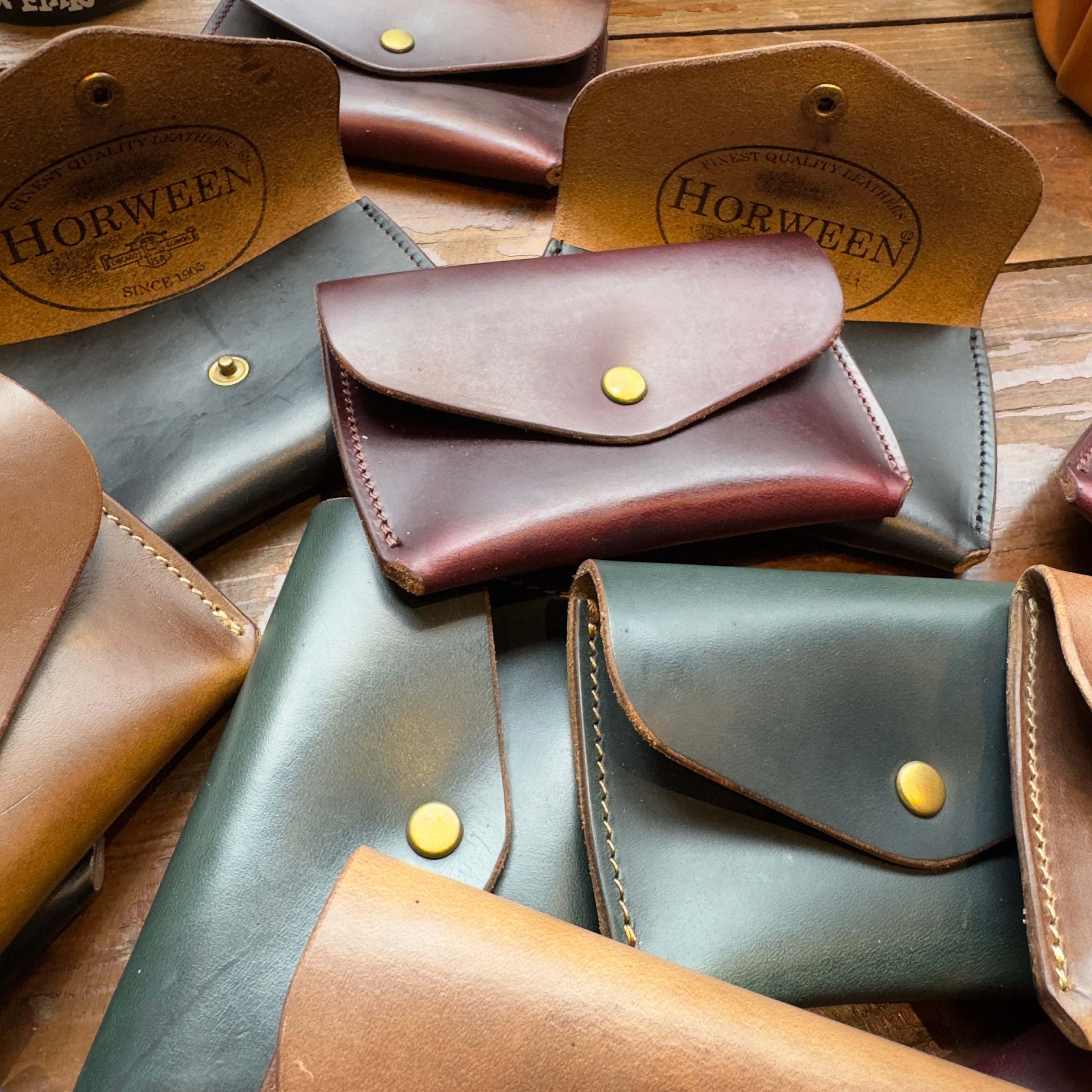 Multi mini case | BUTCHER CUSTOM LEATHER WORKS.