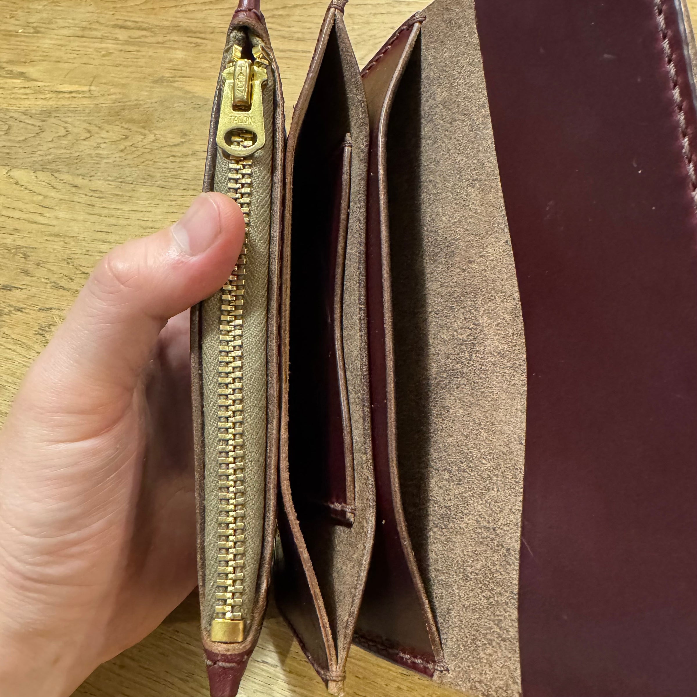 Truckers' wallet (3層) | BUTCHER CUSTOM LEATHER WORKS.