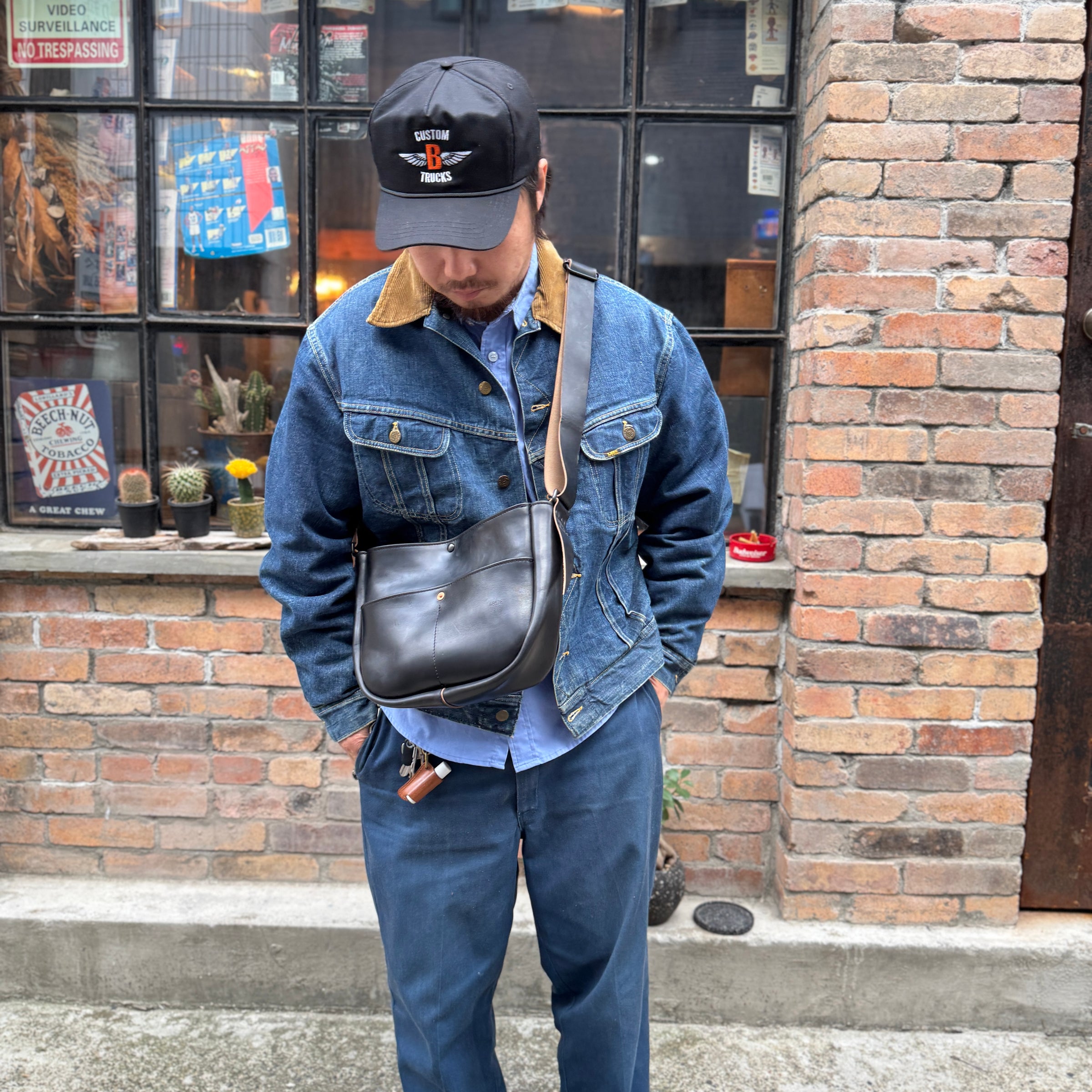 News paper bag SS | BUTCHER CUSTOM LEATHER WORKS.