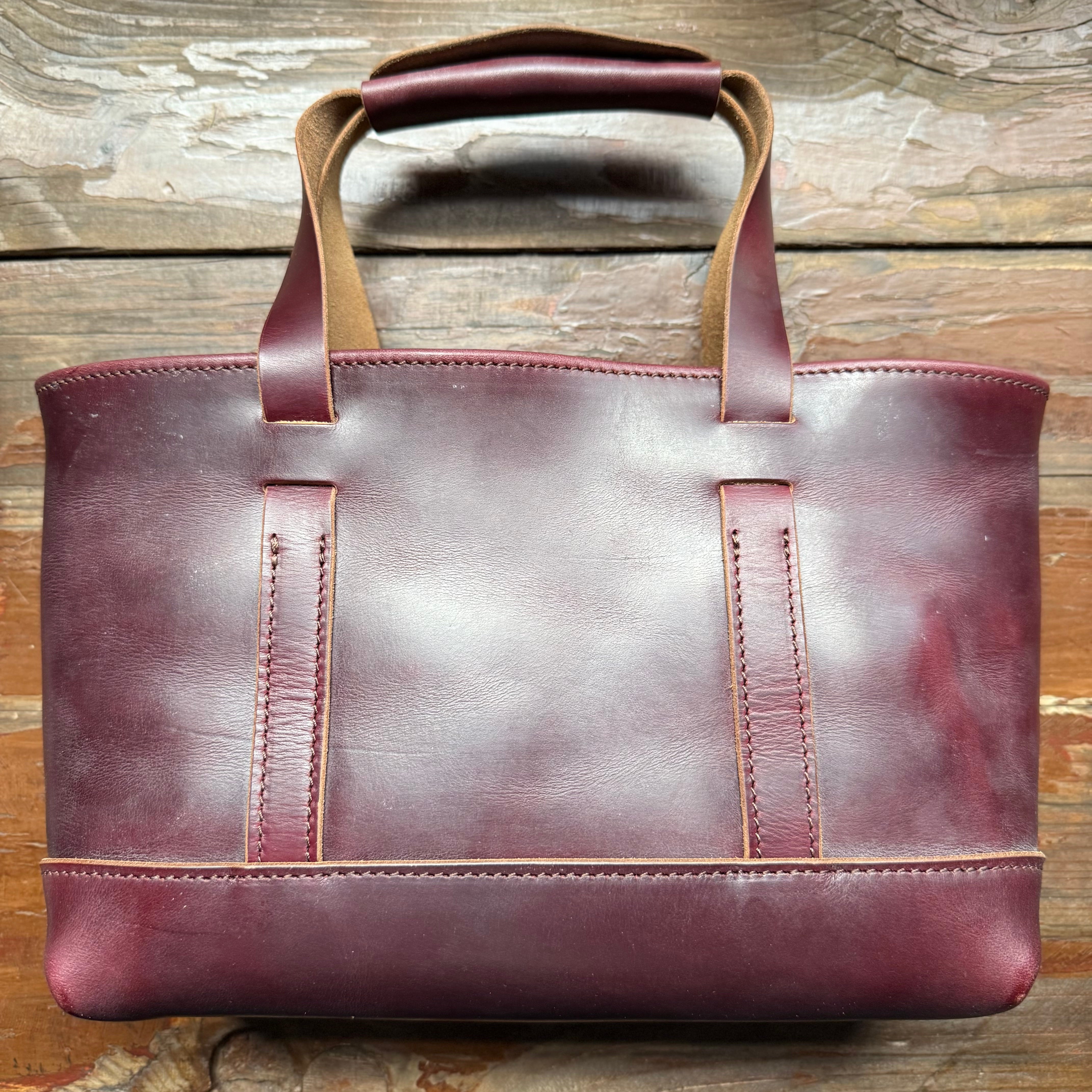 butcher_custom ボックストート Box tote | BUTCHER CUSTOM LEATHER WORKS.