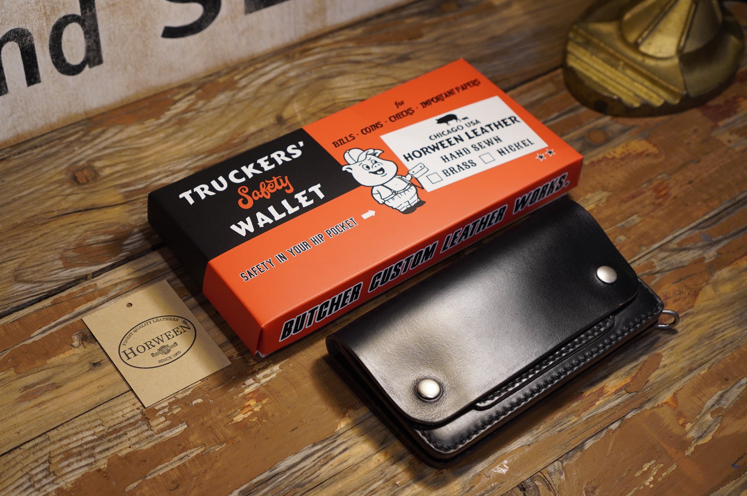 ブッチャーカスタムレザー Truckers' wallet | BUTCHER CUSTOM LEATHER WORKS.