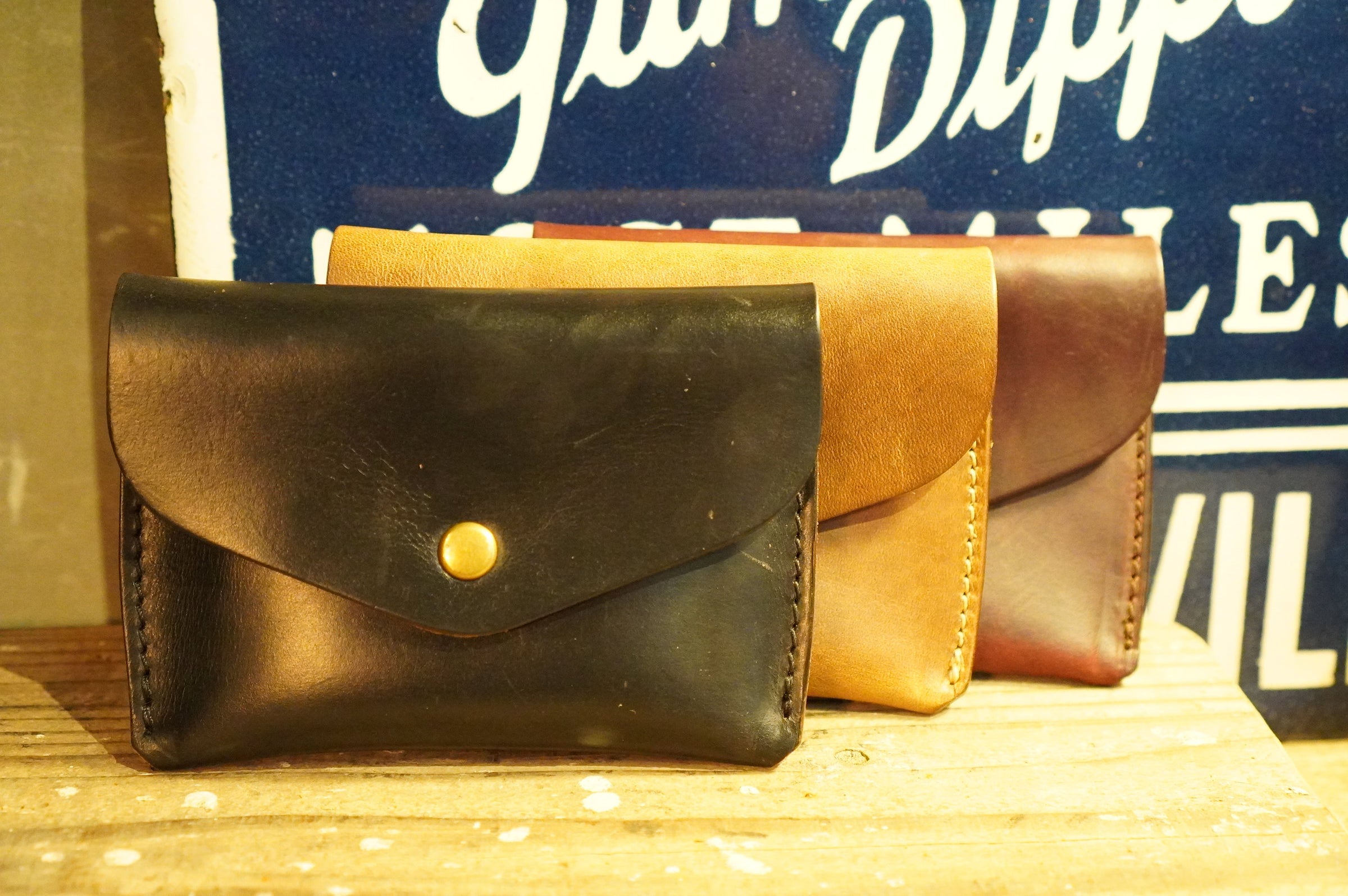Multi mini case | BUTCHER CUSTOM LEATHER WORKS.