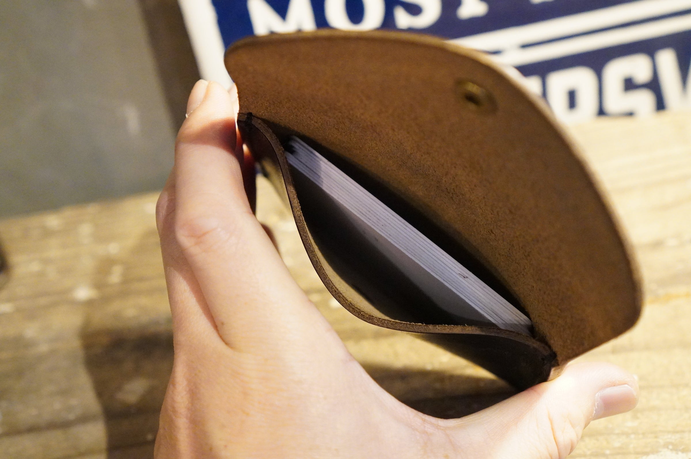 Multi mini case | BUTCHER CUSTOM LEATHER WORKS.