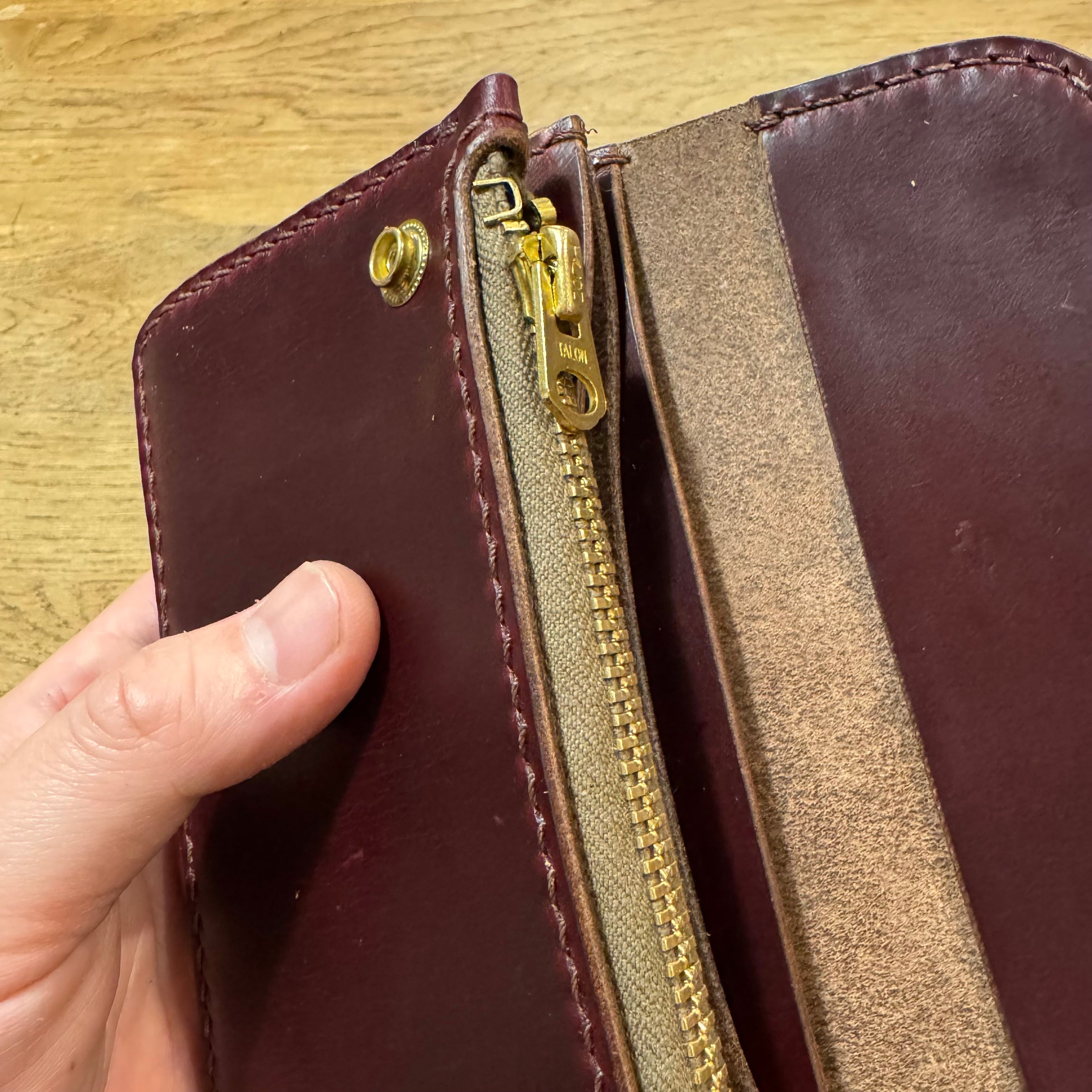 受注生産 Truckers' wallet (3層) | BUTCHER CUSTOM LEATHER WORKS.