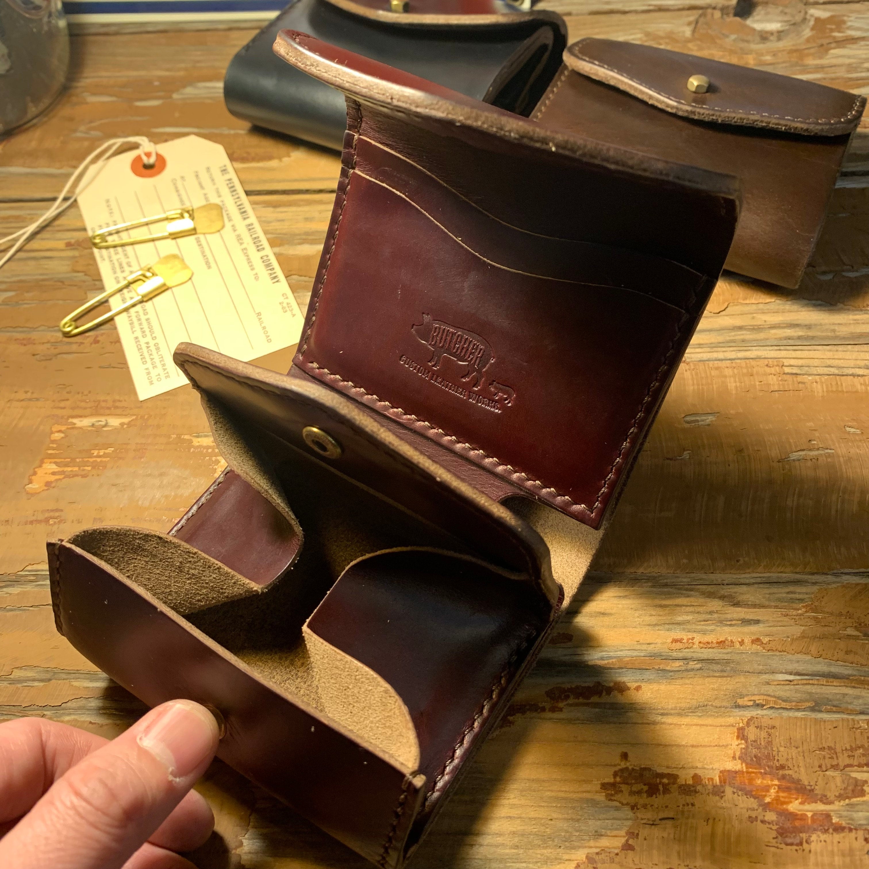 『2年保証』 wallet Box | WORKS. LEATHER CUSTOM BUTCHER 小物