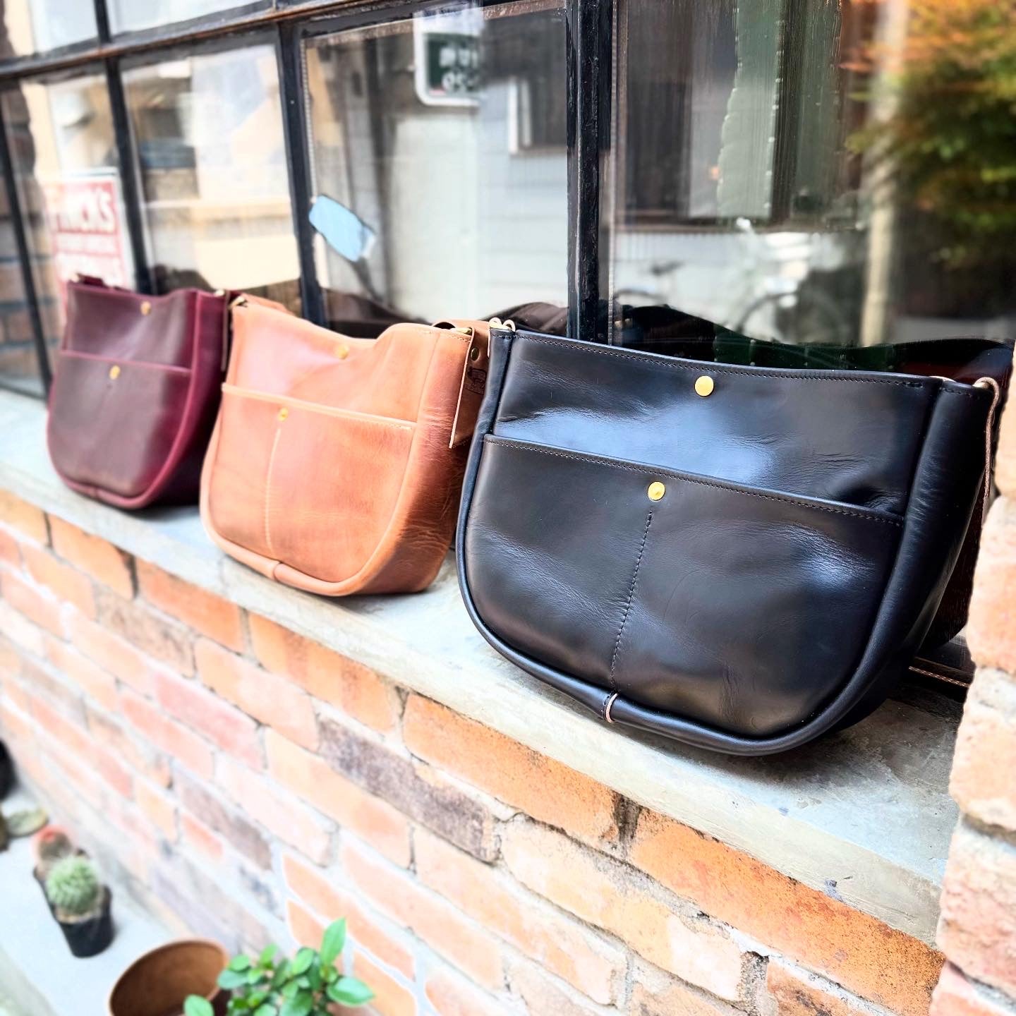 News paper bag SS | BUTCHER CUSTOM LEATHER WORKS.