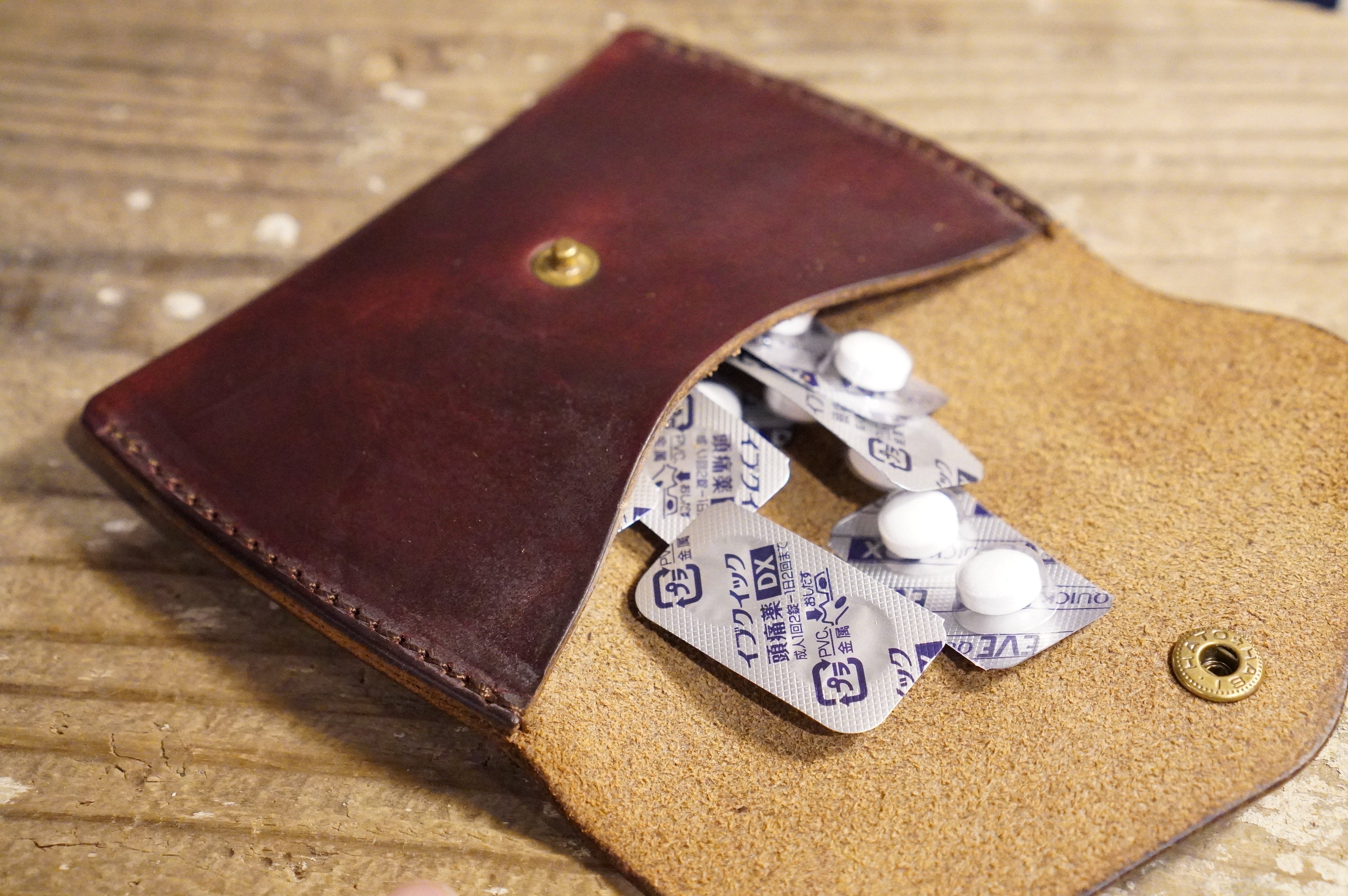 Multi mini case | BUTCHER CUSTOM LEATHER WORKS.