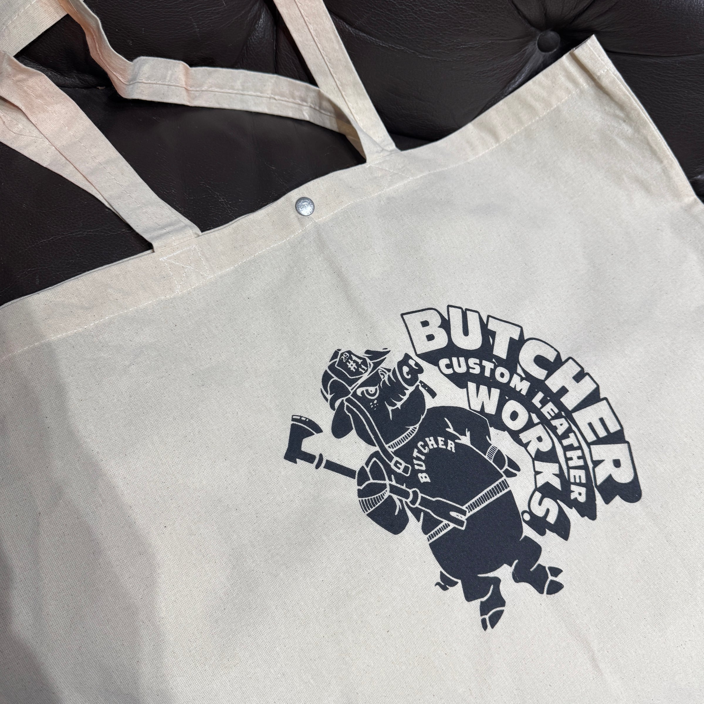 Daffle bag | BUTCHER CUSTOM LEATHER WORKS.