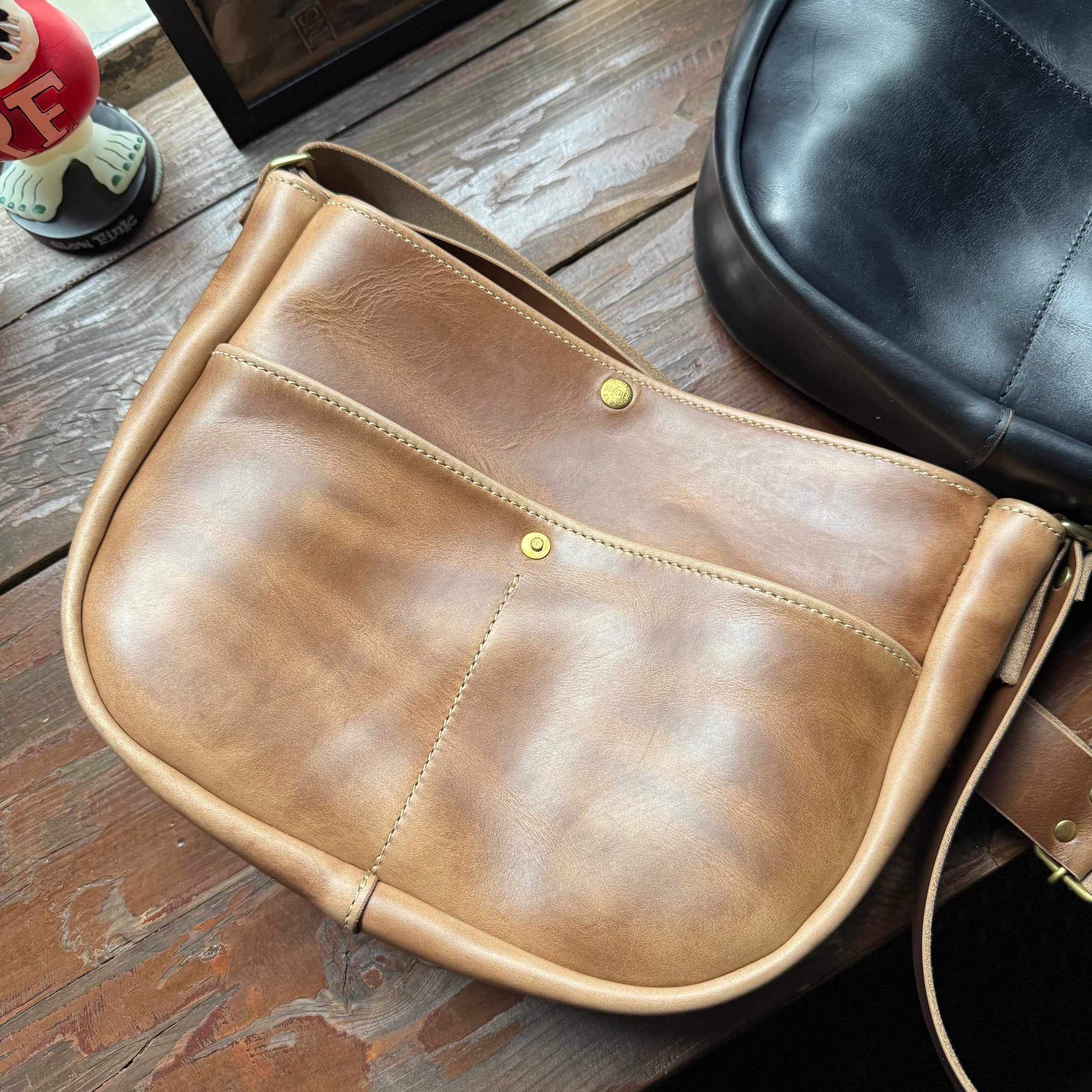 News paper bag SS | BUTCHER CUSTOM LEATHER WORKS.