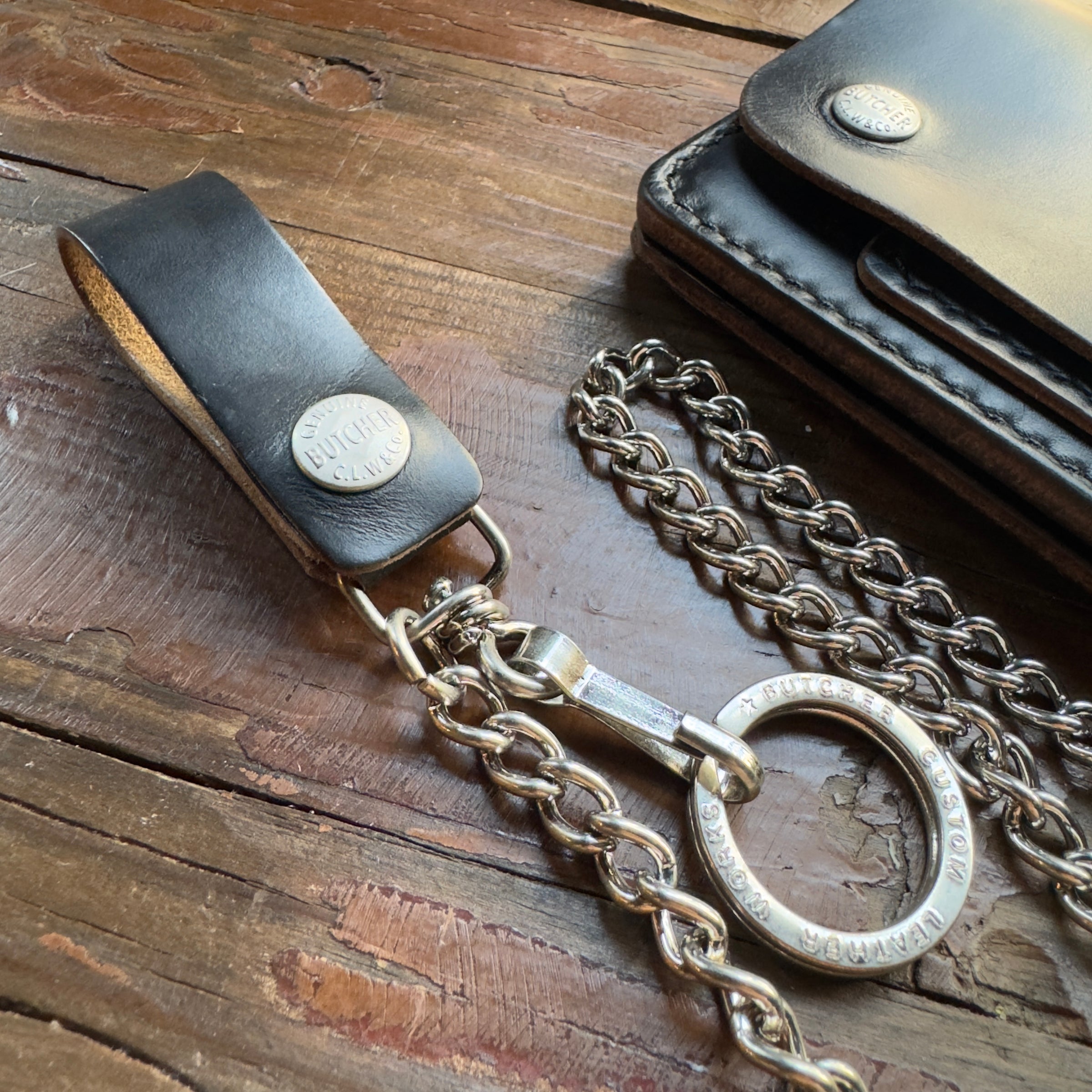 BUTCHER CUSTOM LEATHER WORKS ボックスケース BUTCHER CUSTOM LEATHER WORKS ボックスコインケース BUTCHER