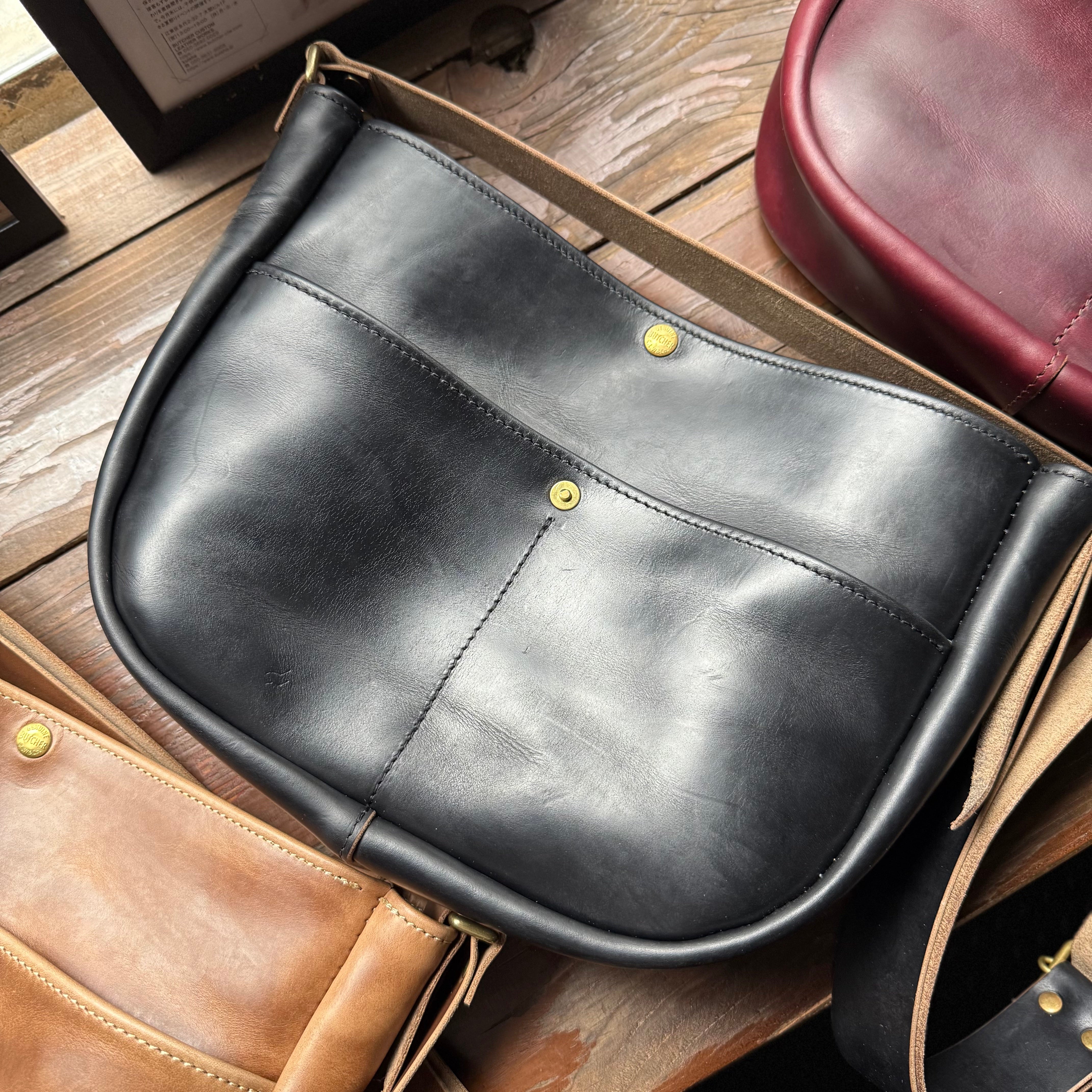 News paper bag SS | BUTCHER CUSTOM LEATHER WORKS.