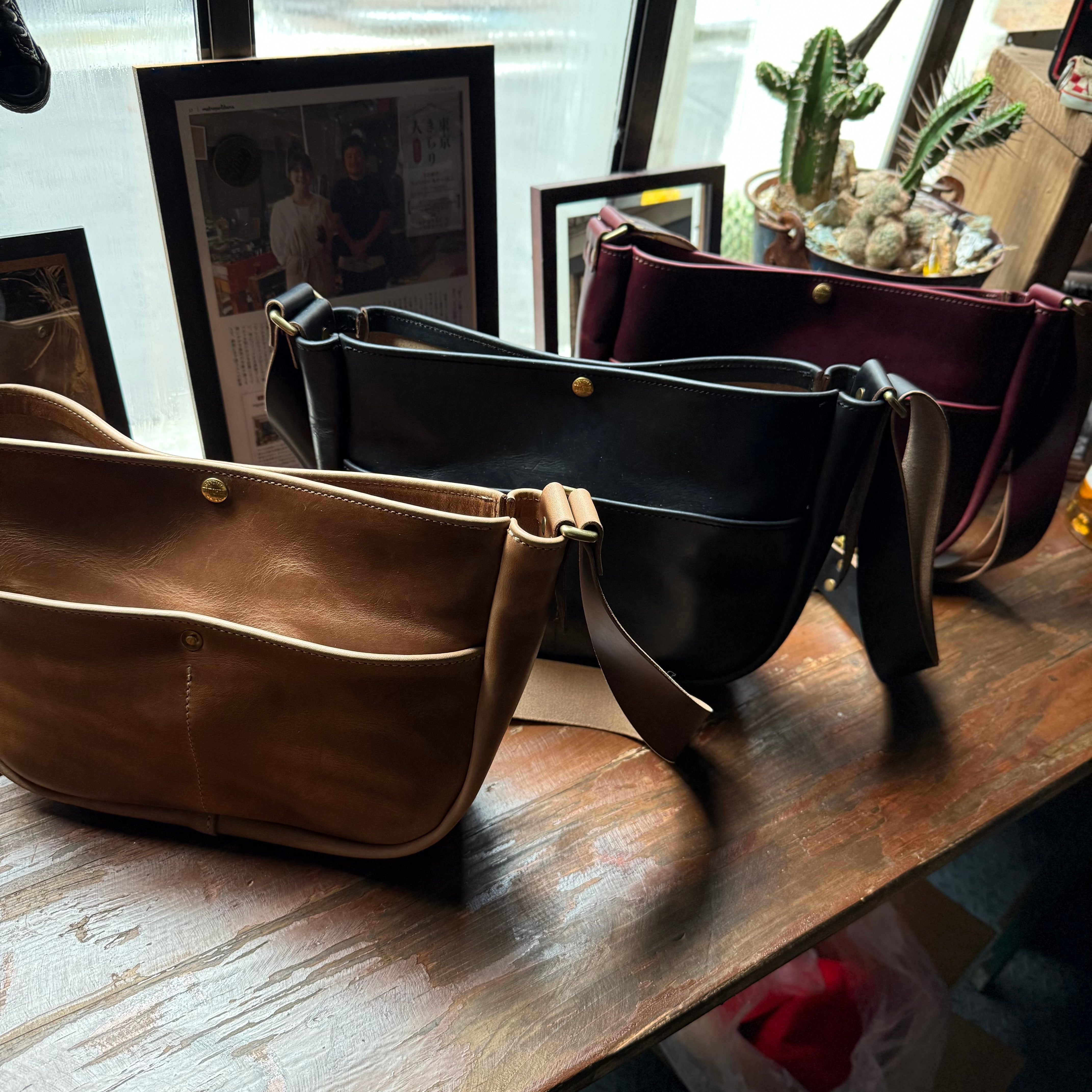 News paper bag SS | BUTCHER CUSTOM LEATHER WORKS.