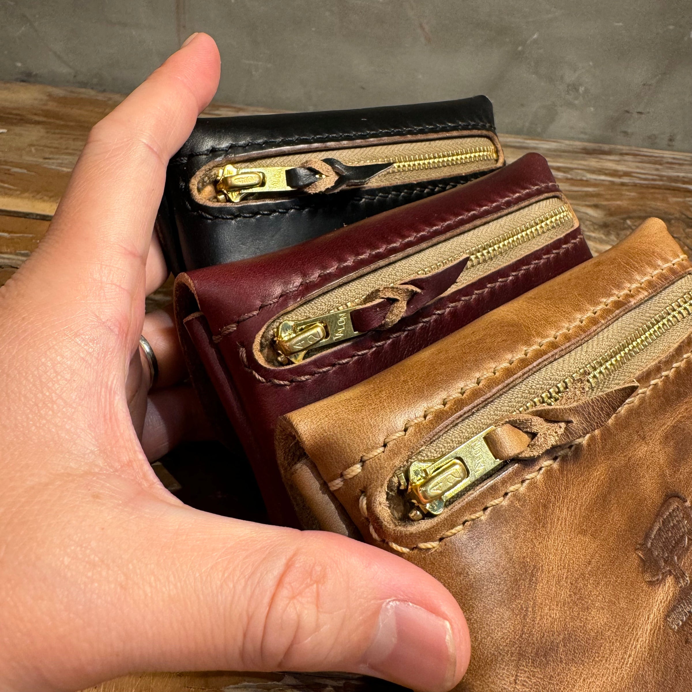 42 Talon purse | BUTCHER CUSTOM LEATHER WORKS.