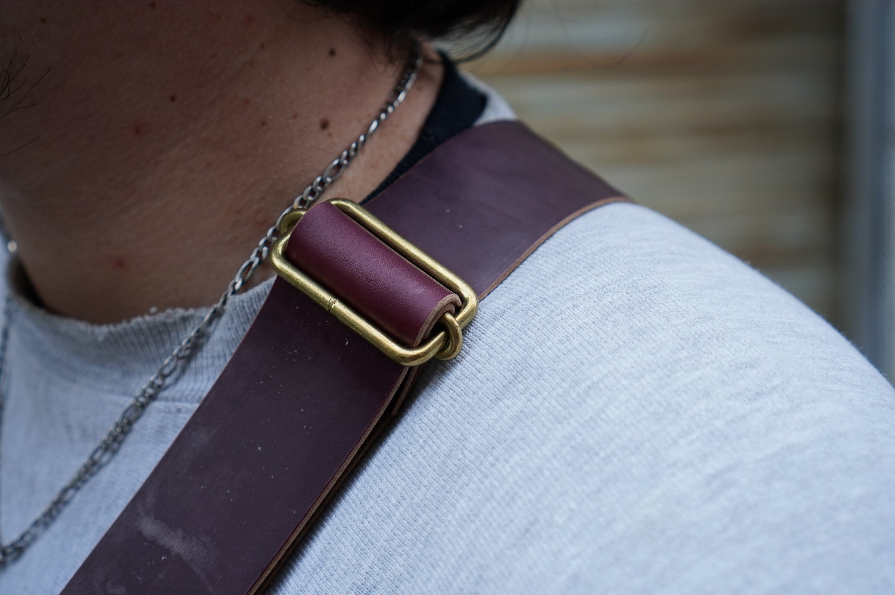 News paper bag | BUTCHER CUSTOM LEATHER WORKS.