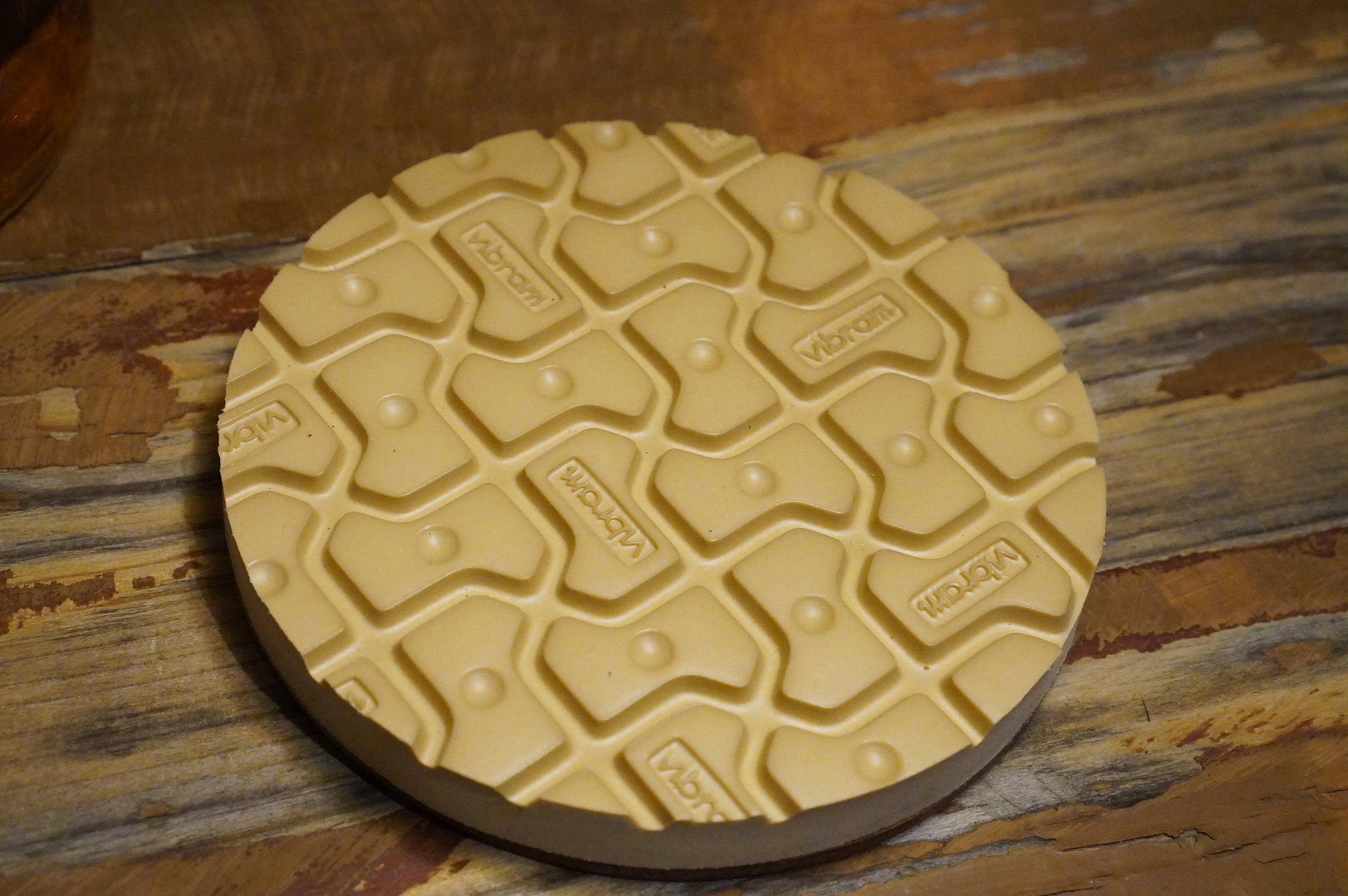 Dosoku coaster | BUTCHER CUSTOM LEATHER WORKS.