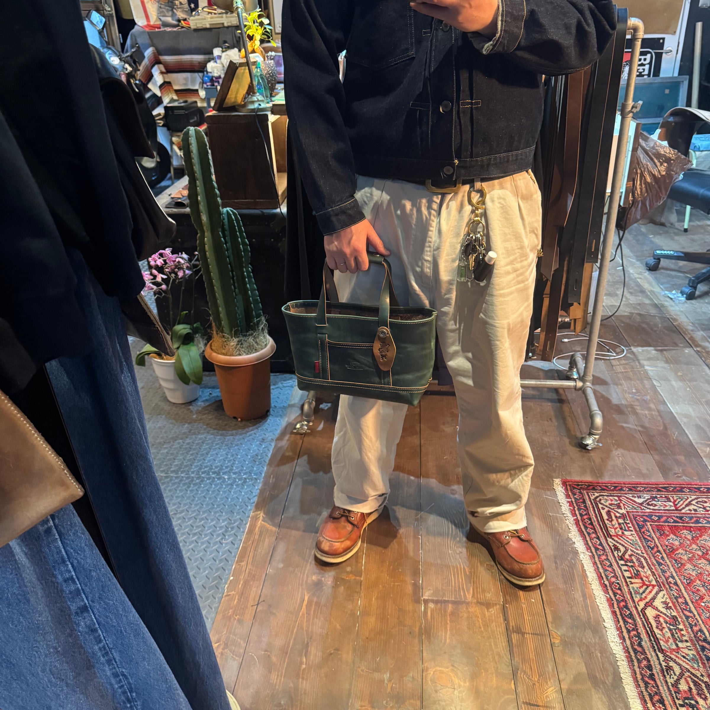 Dax tote DB | BUTCHER CUSTOM LEATHER WORKS.