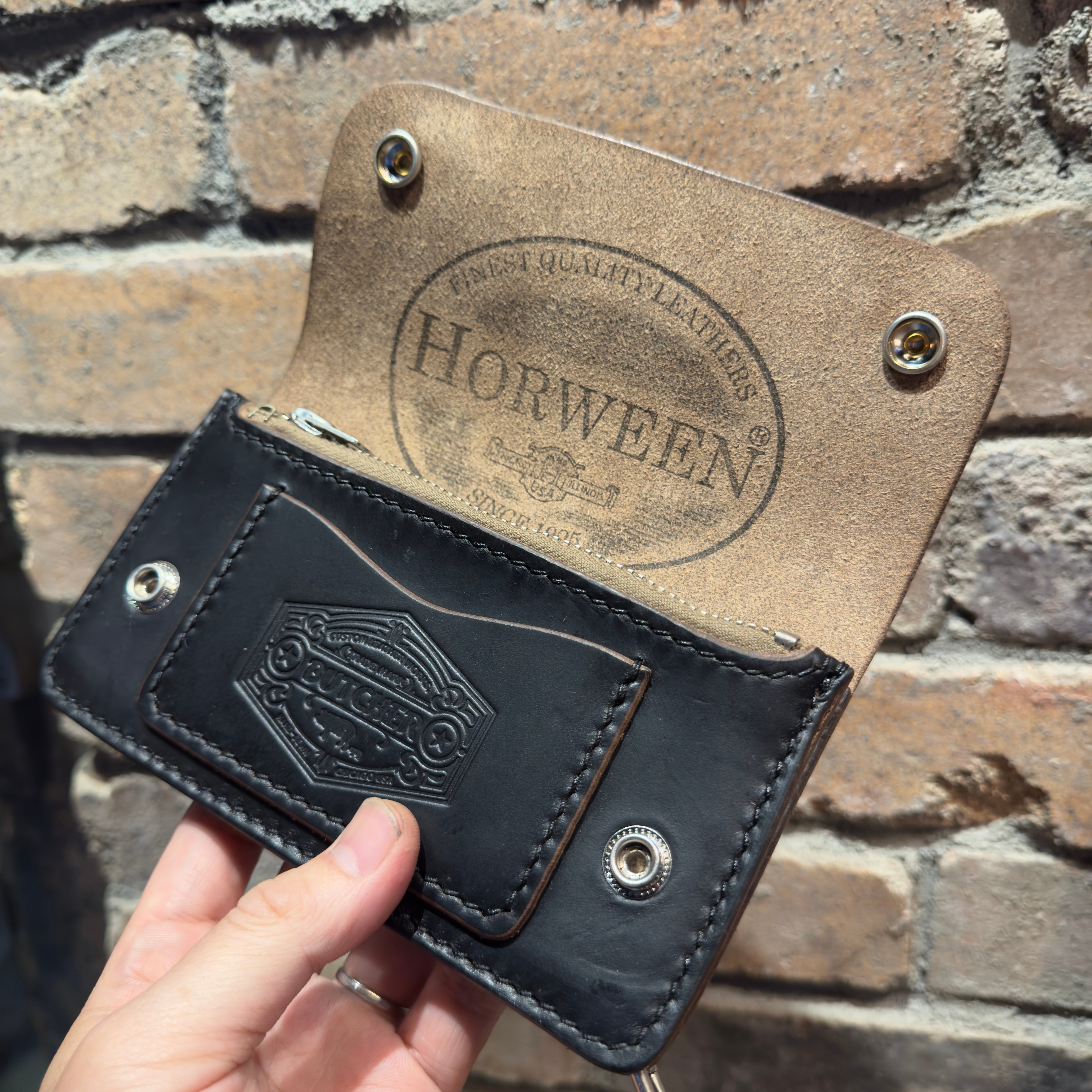 Truckers' wallet (3層) | BUTCHER CUSTOM LEATHER WORKS.