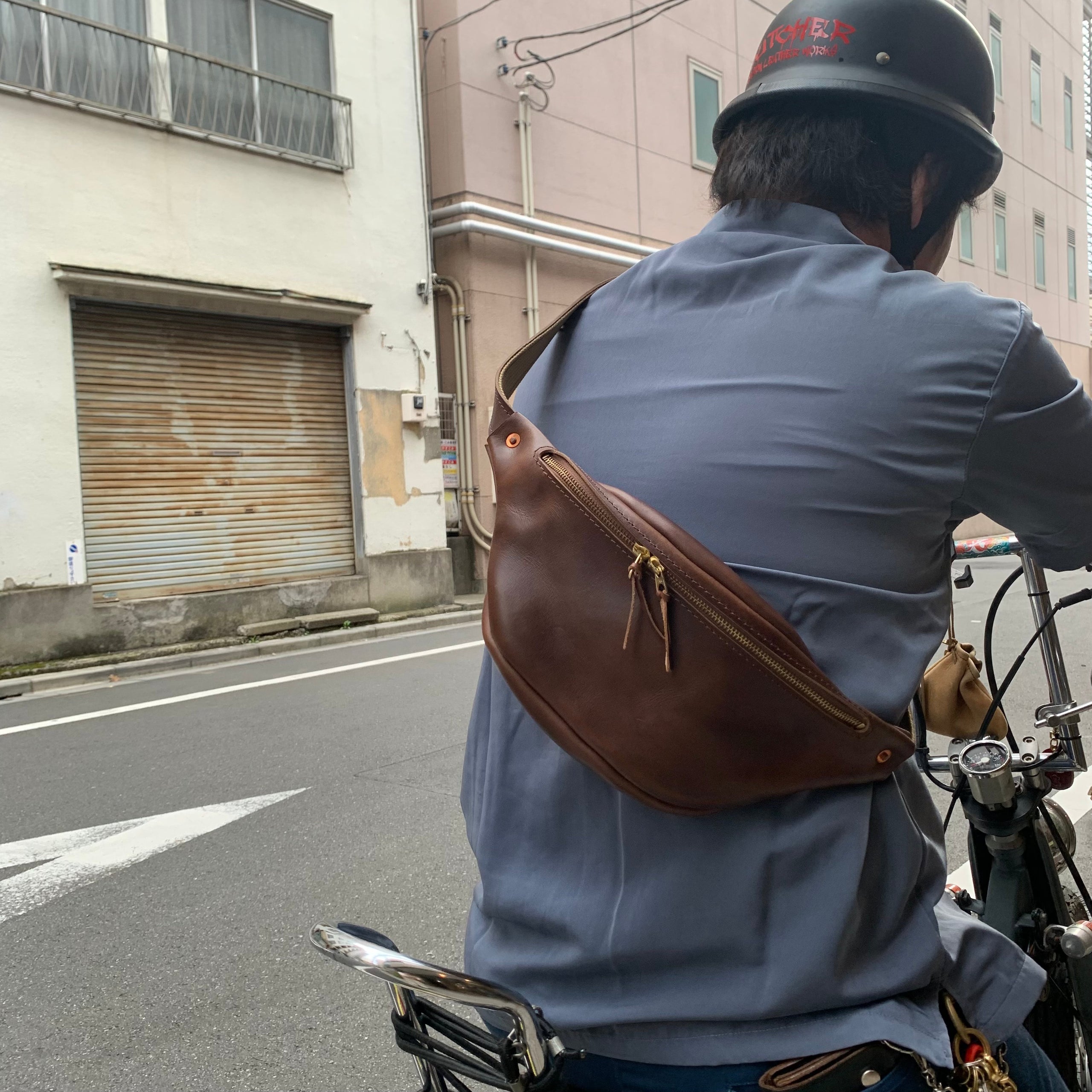 BUTCHER CUSTOM LEATHER WORKS 旧Fanny pack BUTCHER CUSTOM LEATHER WORKS 旧Fanny pack